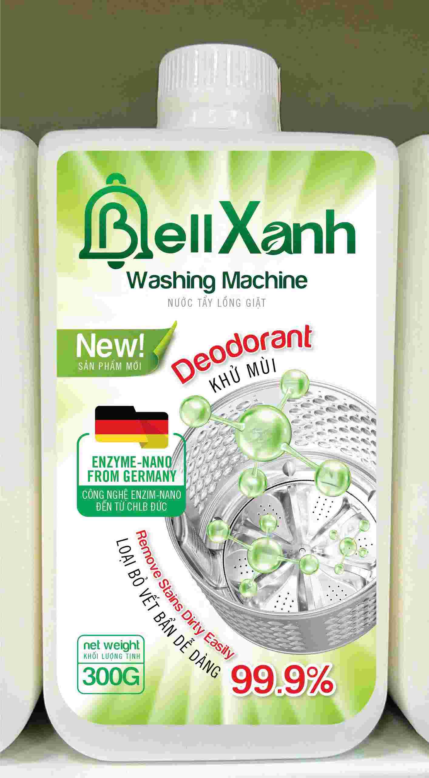 Tẩy Lồng Máy Giặt Bell Xanh 300g